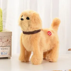 Comparer les prix de Jouet Interactif - Chien électronique - Chien Golden Retriever adorable - avec musique Marche Aboie et Remue Sa Queue