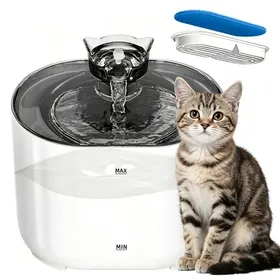 Comparer les prix de fontaine a eau chatsystème de filtration multicoucheflux frais continuadapté aux voyages en intérieur et en extérieurpour chat