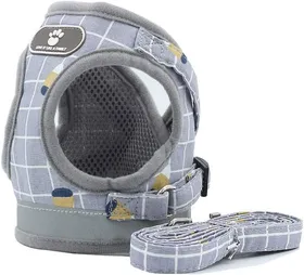 Meilleurs prix pour Harnais réglable rembourré réfléchissant doux respirant confortable laisse pour petit chien chiot (M)