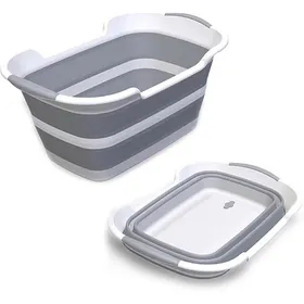 Meilleurs prix pour Baignoire pliable multifonctionnelle pour animaux de compagnie avec trou de vidange portable