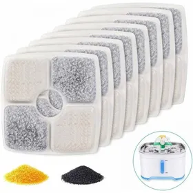 Meilleurs prix pour Filtres de Fontaine pour Animaux de Compagniefiltres de Remplacement de Fontaine pour Animaux de Compagnie 8pcsfiltres de