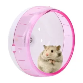 Comparer les prix de Roue dexercice silencieuse et durable pour hamster – Rose