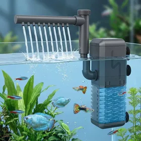 Comparer les prix de Filtre Aquarium Interne 600L/H 6W – Ppe Submersible 3-en-1 avec Oxygénation et Circulation pour Aquariums jusquà 200L FILTRE A AIR