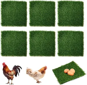 Meilleurs prix pour Lot de 6 tapis de nidification pour poulailler, lavables et réutilisables, accessoires pour poulailler, 30 x 30 cm