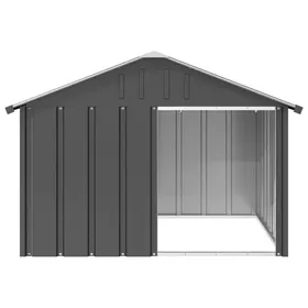 Comparer les prix de Niche pour chien - UU - Anthracite 1165x103x815 cm Acier galvanisé A109