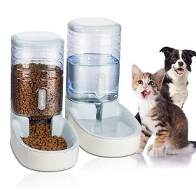 Meilleurs prix pour Distributeur automatique eau et nourriture pour animaux chats et chiens11 gallons1 distributeur eau + 1 distributeur nourr Label