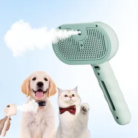 Meilleurs prix pour Vapobrosse 3 En 1 Chien Pet Vapobrosse Pour Chien Chat - Brosse Anti Poils Chats Avec Brumisation Nano Élimine 95% Des Poils