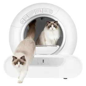 Comparer les prix de Litière Chat Autonettoyante par APP - Double Système Désodorisant - Grande Entrée 25cm Sécurité - pour Chat