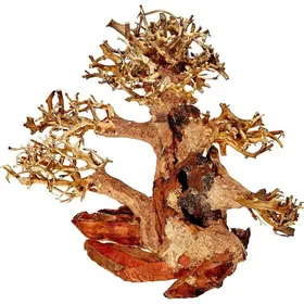 Meilleurs prix pour Décoration pour aquariums - AMTRA - Oriental Wind 4 - Bois Fait Main - 23x10x17 cm - Marron