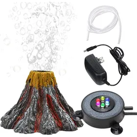 Meilleurs prix pour Décoration daquarium - ornements de décoration daquarium - aquarium - Kit de décoration de volcan daquarium - Pierre à air à