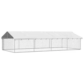 Meilleurs prix pour ANIMAL® Moderne Cage enclos Chenil enclos parc extérieur avec toit 600x300x150 cm