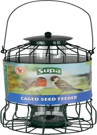 Meilleurs prix pour Mangeoire à graines en Cage pour Oiseaux Sauvages dissuade Les écureuils et Les Grands Oiseaux tels Que Les colombes et Les