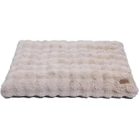 Comparer les prix de Panier Chien Grande Taille XL 105X70X12Cm Coussin Déhoussable et Lavable Tapis Matelas Confortable Peluche Douce Beige