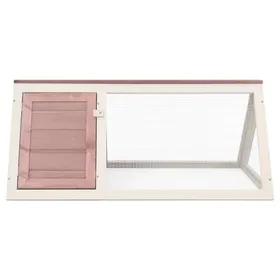 Comparer les prix de Cage - Clapier Marron Bois - 170853 - Extérieur - Lapin - 98 x 50 x 41 cm