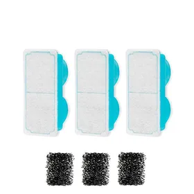 Comparer les prix de Filtres pour fontaine à eau pour chat - Phoesky - 3 pièces - 108oz/3.2L - Fontaine sans fil