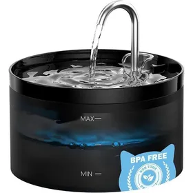 Meilleurs prix pour Fontaine a Eau Chat 2L Fontaine à Eau pour Chat avec Forme de Robinet Pompe à Eau Super Silencieuse Filtrer Les Poils Divers