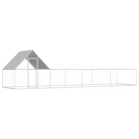 Meilleurs prix pour CLOUD Cage à lapins rongeurs poulailler 8 x 2 x 2 m Acier galvanisé CL15554