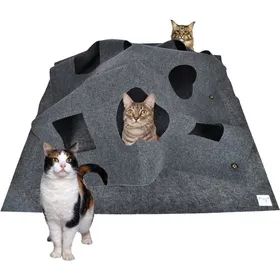 Comparer les prix de Tapis de jeu pour chattapis de jeu pliable pour chattapis interactif amusant pour animaux de compagnielit de toilettage à gratter