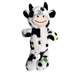 Meilleurs prix pour Mon ami Luki - Jouet chien peluche animaux - doux et lunique - pour jouer et caliner - VACHE - 28CM