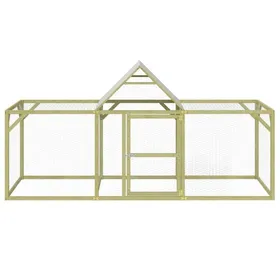 Meilleurs prix pour Bon plan Enclos Animaux Lapins - JILI HOT - Poulailler 300x100x150cm - - Bois de pin massif imprégné - Pour Jardin Thome7662663