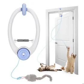 Meilleurs prix pour Jouet suspendu rechargeable pour chat clip de porte réglable jouet automatique rebondissant pour jeu interactif