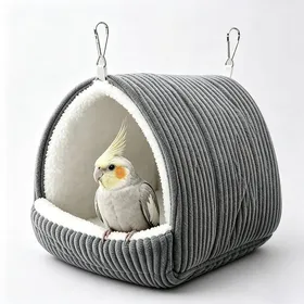 Meilleurs prix pour Nid chauffant pour perroquet nid d oiseau chaud d hiver pour cage hamac accessoire pour oiseaux gris 19 x pour jardin et extérieur