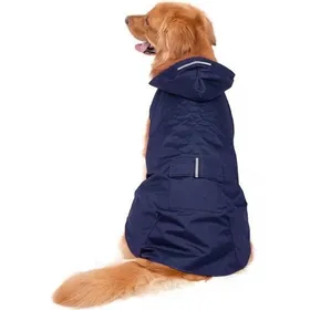 Meilleurs prix pour Manteau de pluie réfléchissant - ULISEM - 5XL - Imperméable - Trou de laisse - Grands chiens
