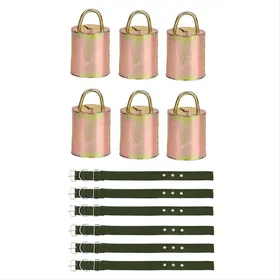Comparer les prix de 6 Cloches Suspendues pour Bétail et Moutons Cloches de Vache de Noël Décorations de Poignée de Porte de Pâturage Cheval de Ferme