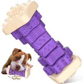 Meilleurs prix pour Jouet pour chien indestructible pour mâcheurs agressifs jouet pour chien intelligence avec goût de lait P0220-Violet JOUET