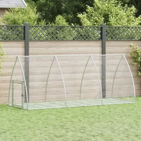 Comparer les prix de Enclos - Cage à lapin argenté 300x105x120 cm - Acier galvanisé SS00165961