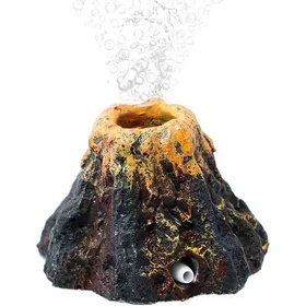 Comparer les prix de Décoration volcan résine bulles air ornement paysager pour pompe à air aquarium