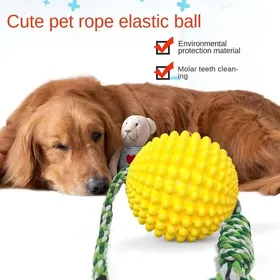 Meilleurs prix pour Jouet de balle pour chien - Phoesky - TPR écologique - Corde de coton - Interactif - Formation éducative