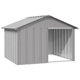 Comparer les prix de Niche pour chien - UU - Gris 1165x103x815 cm Acier galvanisé A116