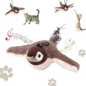 Comparer les prix de Jouets pour Chat,jouet chat interactif Oiseau battant, Jouet Interactif pour Chat, Oiseau Gazouillant Simulé
