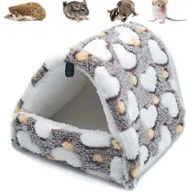 Meilleurs prix pour JORMFTTE Couchage Rongeur Peluche Petite Maison Hamster Hamac Jouet Lit Cabane pour Cochon dInde Lapin Chinchilla Furet Mar Label