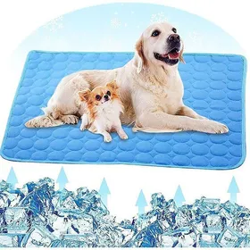 Comparer les prix de Tapis rafraîchissant pliable & lavable pour animaux – idéal été non toxique toutes saisons.