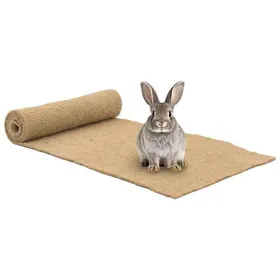 Comparer les prix de Tapis de chanvre pour rongeurs - vidaXL - 05x1 m - Brun - 100% naturel