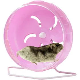 Comparer les prix de 1 Roue pour hamster Silencieuse 389 dB Support réglable PVC antidérapant pour nains et ours dorés .