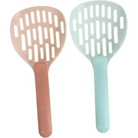Comparer les prix de 2 pièces Pelle Litière Chat Plastique Ergonomique Ramasse Crottes Durable pour Petits et Animaux avec Surface Facile à Nettoyer