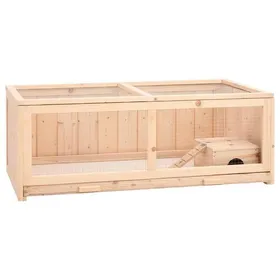 Meilleurs prix pour Enclos - Cage à hamster 104x52x38 cm bois massif de sapin SS00288661
