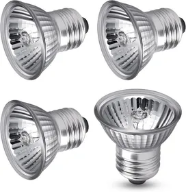 Meilleurs prix pour Ampoule Chauffante UVA UVB pour Tortue,E27 50W Dimmable,Lampe Chauffante pour Terrarium,AC 220V,Serpent,lot de 4 (Blanc Chaud