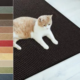 Comparer les prix de Tapis Griffoir pour Chat Sisal 100 x 100 cm Noir