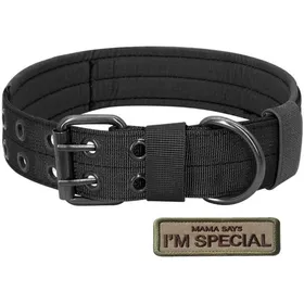Meilleurs prix pour Collier militaire tactique pour chien en nylon réglable  avec boucle en D en métal pour dressage des chiens – Collection