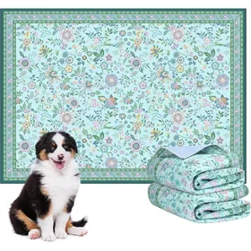 Meilleurs prix pour Tapis Absorbant ChienTapis Éducateur pour Chien Lavable45x60cm 2 Pièces Ultra Absorbant et AntidérapantConvient aux