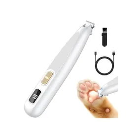 Meilleurs prix pour Tondeuse pour animaux silencieuse - DOK - Lumière LED - Rechargeable USB - Lames céramique et acier