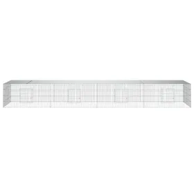 Comparer les prix de Bon plan Clapier Enclos animaux - JILI HOT - Cage à lapin 4 panneaux - 433x109x54cm Fer galvanisé - Pour Jardin Thome7996745