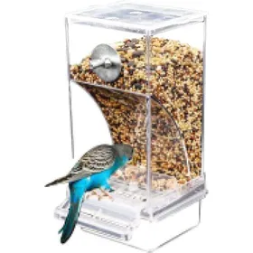 Comparer les prix de Mangeoire automatique pour oiseaux - OKZ® - Acrylique transparent - Grande capacité - Anti-éclaboussures