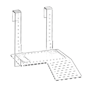 Comparer les prix de Nouvelle Plate-Forme Suspendue pour Tortues Plate-Forme DEscalade Perforée Transparente avec Crochet Large pour Petites et