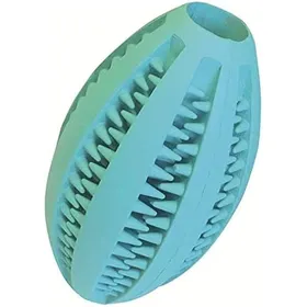 Comparer les prix de Balle dentaire pour chien - GLORIA - Modèle rugby - 11 cm - Caoutchouc résistant - Multicolore