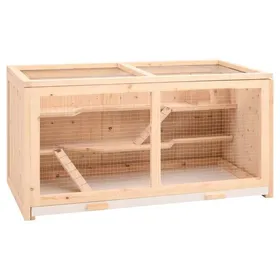 Comparer les prix de Enclos - Cage à hamster 895x45x45 cm bois massif de sapin SS00212746
